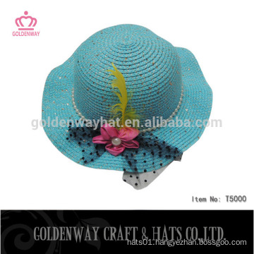 wholesale children's paper straw floppy hat